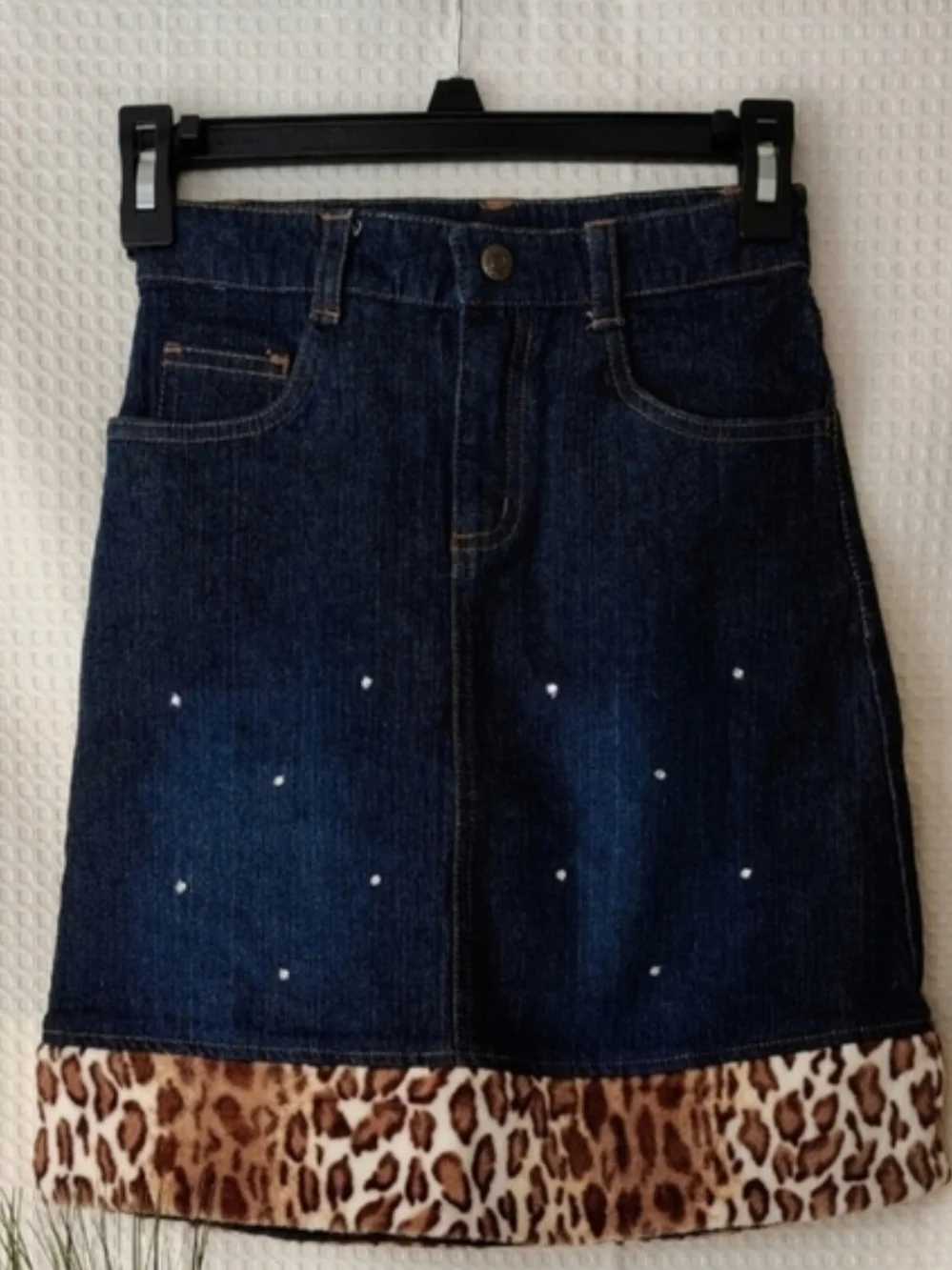The Children's Place Stretch Girls Denim Skirt Size 8